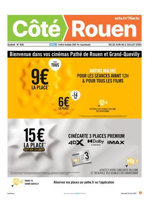 Côté Rouen N° 618 Du 25 Juin Au 2 Juillet 2025