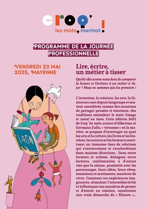 Programme Journée Pro | Croq' les mots, marmot ! 2025