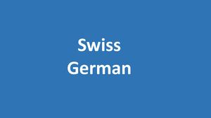 Swiss German