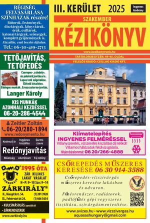 Harmadik Kerület Kézikönyve 2025 Internet