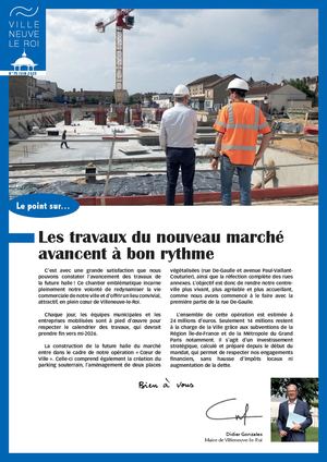 Point Sur n°75 Travaux Marché