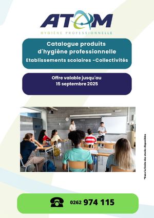 Catalogue Etablissements scolaires - Collectivités Juin - Septembre 2025