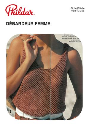 Cat 98 Debardeur Femme