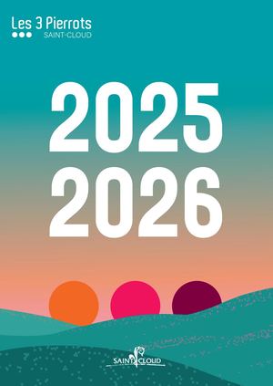 Plaquette Les 3 Pierrots - Saison 2025 2026