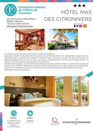Le Mas Des Citronniers - convention bureau