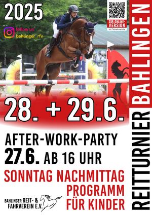 Bahlinger Reitverein - Programmheft 2025