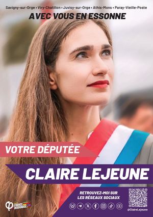 AVEC VOUS EN ESSONNE - Votre députée Claire Lejeune