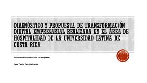 Transformación Digital en la Hospitalidad de la U. Latina