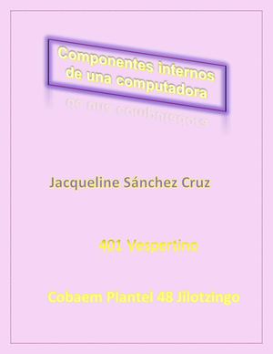 Componentes Internos De Una Computadora