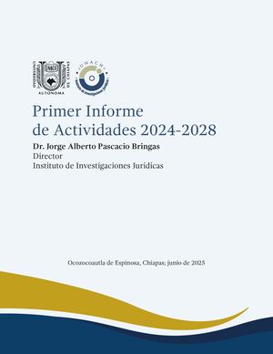 Primer Informe de Actividades 2024-2028