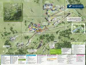 Plan Valmeinier 1800 Eté 2024