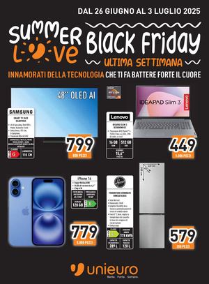 Ultima Settimana Summer Black Friday 26 Giu 3 Lug