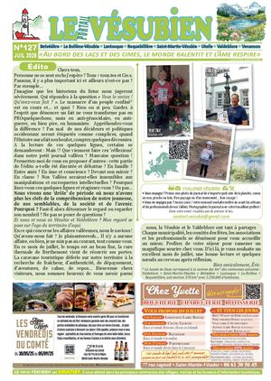 JUILLET 2025 - LE portail VESUBIEN n°127. Journal gratuit de la Vésubie & Valdeblore - 06450 - Alpes Maritimes