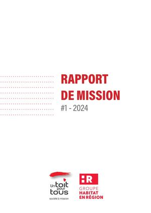 Rapport De Mission 2024