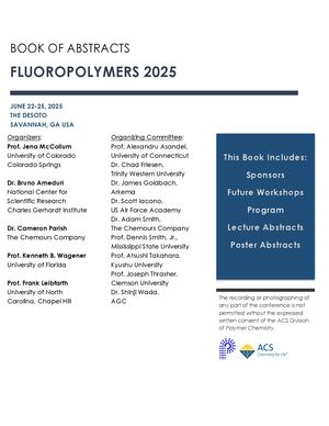 Fluoropolymers 2025 Book of Abstracts