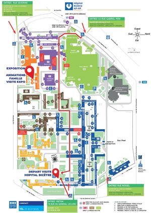 2025 Plan hôpital Bicêtre - Visite Départ