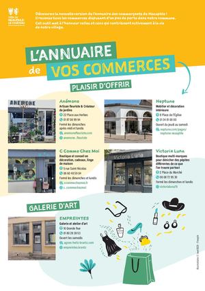 Annuaire Des Commerçants (Juillet 2025)