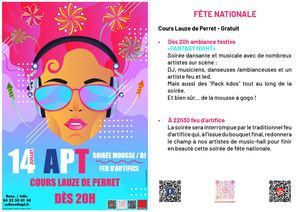 Programme 14 Juillet 2025