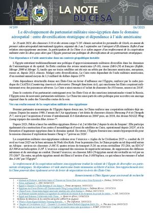 LA NOTE DU CESA N°599