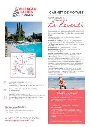 Guide Bien Partir Le Reverdi