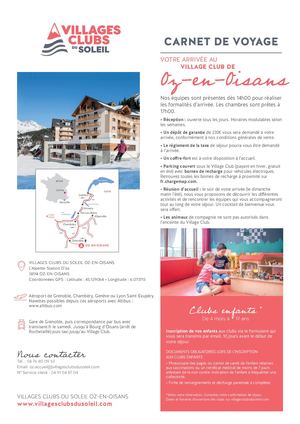 Guide Bien Partir Oz En Oisans