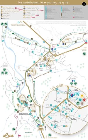 Tourist Map of Luz-Saint-Sauveur