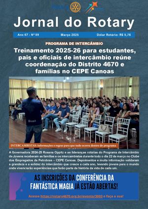 Jornal Rotary - ED. Março