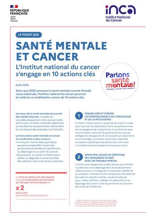 Le point sur / Santé mentale et cancer