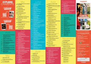 Carte Touristique Charente 2025
