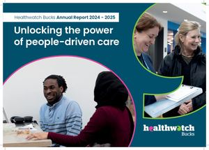 Healthwatch Bucks Annual Report 2024-2025