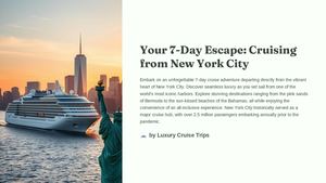 7 Day Cruising From New York