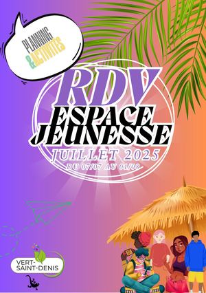 Programme Vacances Juillet 2025