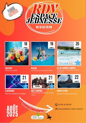 Programme Vacances Août 2025
