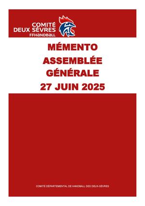 Mémento Ag 2025 27 Juin 2025 Version 26 06 2025