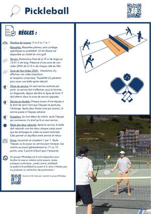 Règle Pickleball