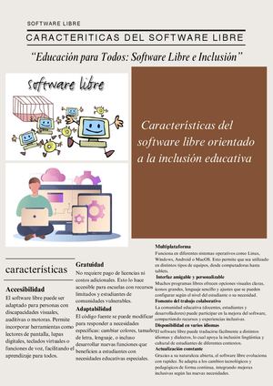 Carateristicas Del Software Libre