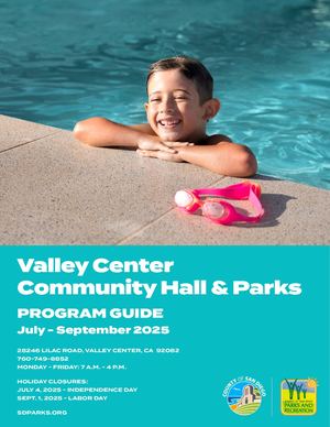 July - September 2025: Valley Center Community Program Guide