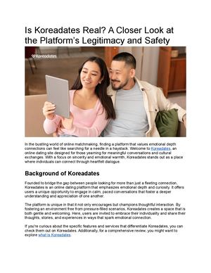 Is Koreadates Real? A Closer Look At The Platform’s Legitimacy And Safety