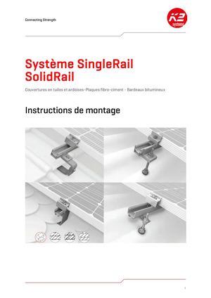 K2 -Single Rail Solid Rail System Assembly Fr FR