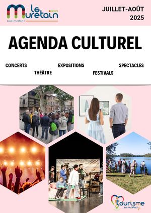 Agenda culturel Juillet Aout 2025