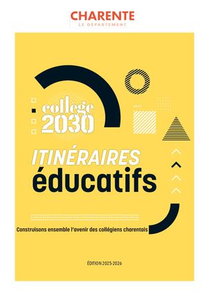 Itinéraires éducatifs 2025-2026