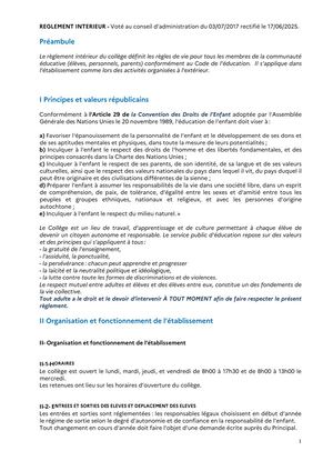 Règlement Intérieur Ca 17 06 2025