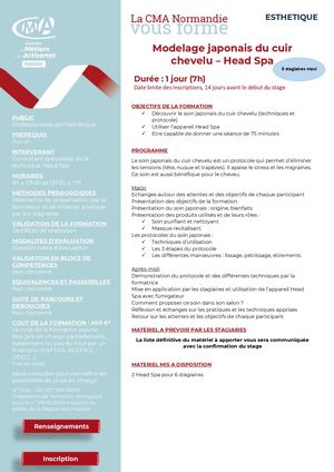 ESTH-Modelage Japonais Du Cuir Chevelu Head Spa