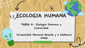 Tarea 4 Ecologia Humana Y Comunidad