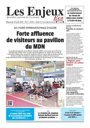 LES ENJEUX ECO N°666