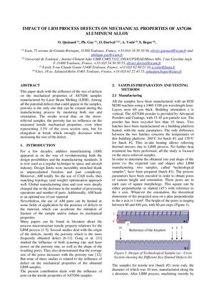 8 - [2018] 15th Ecssmet - Impact Of LBM Process Defects On Mech. Prop. Of AS7G06
