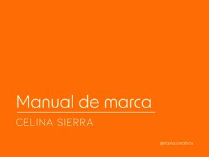 Manual De Marca de Celina Sierra