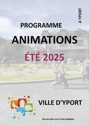 Programme Eté 2025 - Ville d'Yport