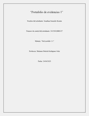 Portafolio De Evidencias Jonathan Saucedo Roman 2°B Ofimática