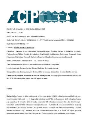 Acip No 2082 Du 30 Juin 2025